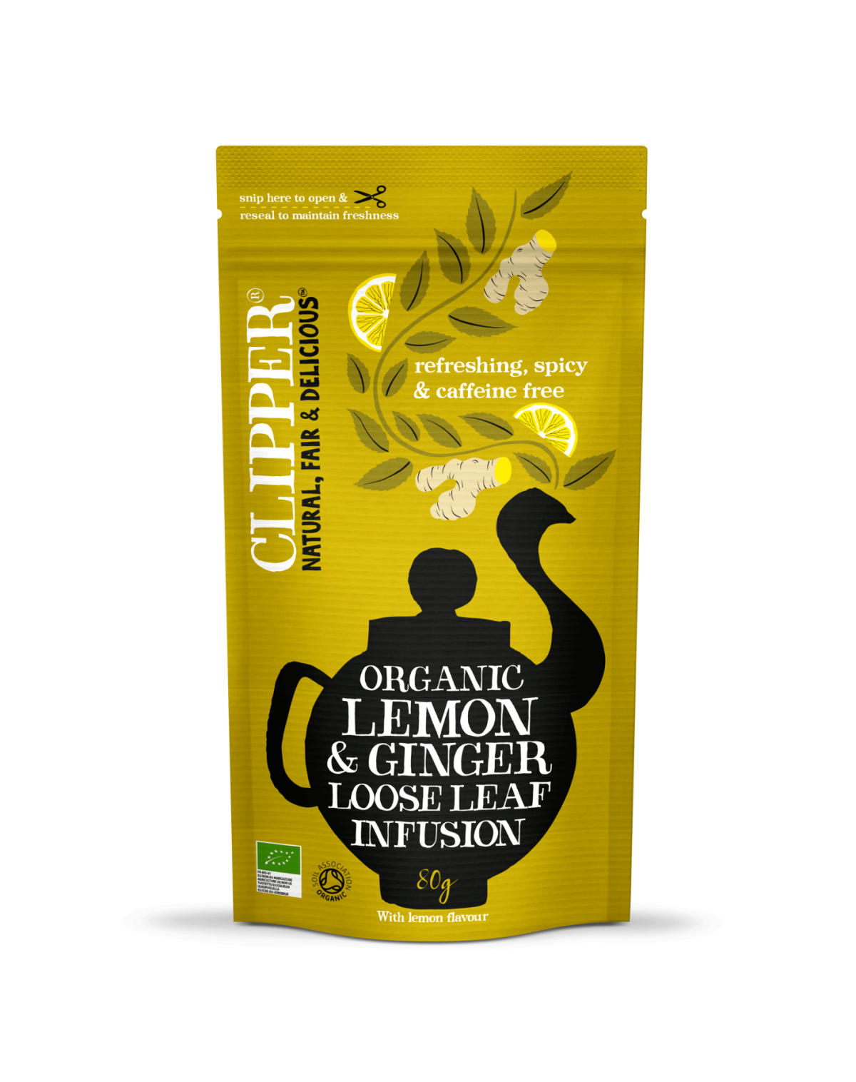 Organic Lemon Ginger Tea Infusion Clipper Teas Nl